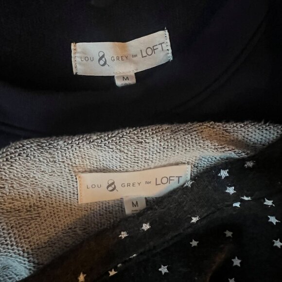 LOFT Lou & Grey Sweatshirt Bundle, Size Mediums, EUC - Picture 5 of 7